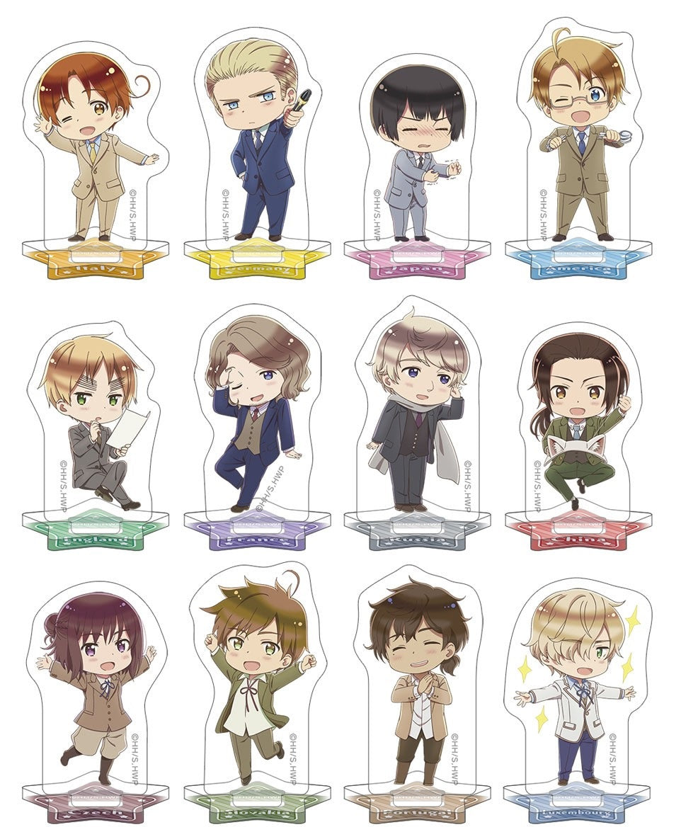Movic Hetalia World Stars Acrylic Stand Petit Collection Set Blind Pack