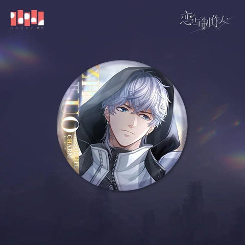 Mr Love: Queen's Choice / Love and Producer Character Badge Pin Kiro Zhou Qi Luo