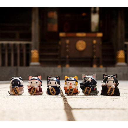 NARUTO MEGAHOUSE MEGA CAT PROJECT NARUTO-Nyaruto! Beckoning cat FORTUNE(set of 6)