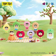TOP TOY Crayon Shin-chan Little Fruits & Vegetables Series Vinyl Plush Pendant – 1 Random Blind Box