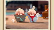 miHoYo Honkai: Star Rail Amphoreus Heroic Chronicle Super Stacking Series Vol. 1 Figure Set – Mydei (Set of 2)