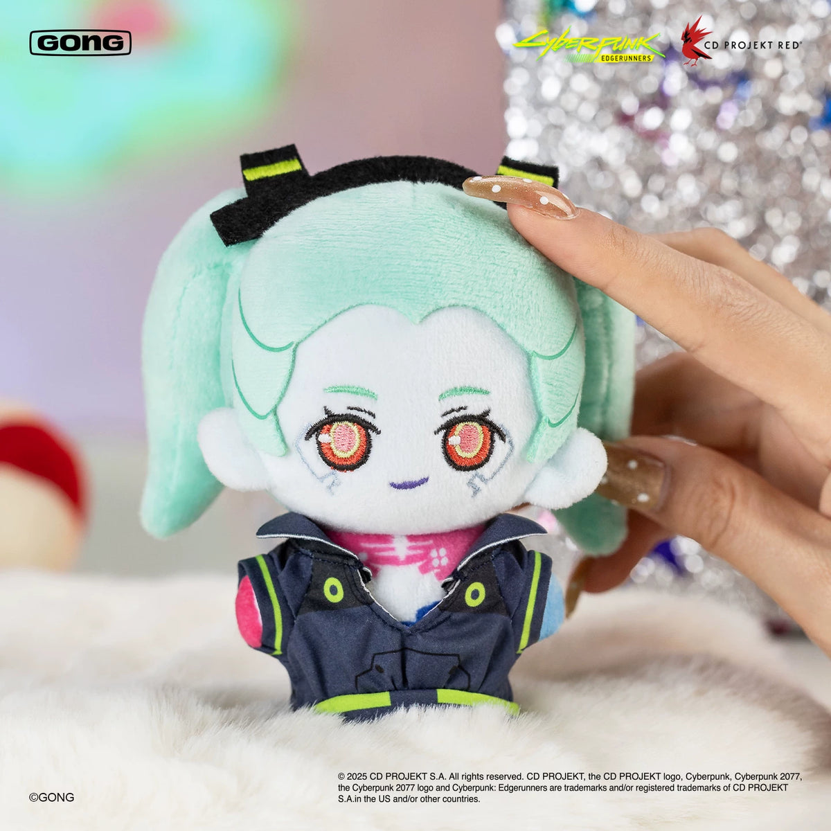 GONG Cyberpunk: Edgerunners – Rebecca Plush Keychain with Window Display Box