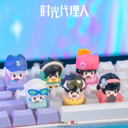 Play Unlimited Link Click Retro Trendy Series Chibi Mechanical Keyboard Keycap – 1 Random Blind Box