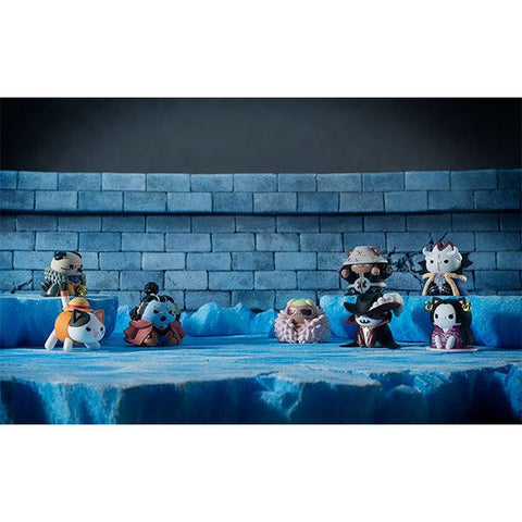 ONE PIECE MEGAHOUSE MEGA CAT PROJECT Nyan Piece Nya-n! Luffy and Seven Warlords of The Sea(set 8)