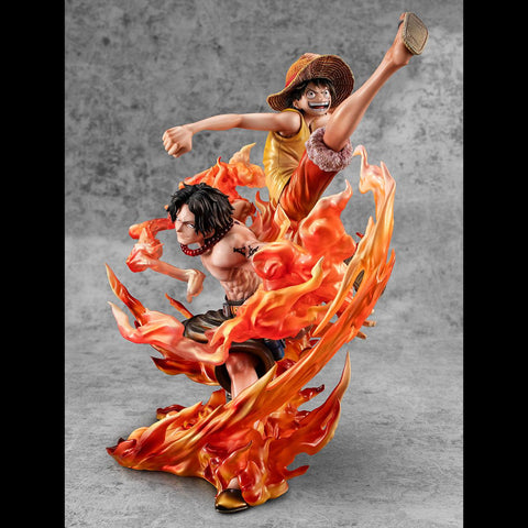 ONE PIECE MEGAHOUSE Portrait.Of.Pirates NEO-MAXIMUM Luffy ＆ Ace ～Bond between brothers～ 20th LIMITED Ver.