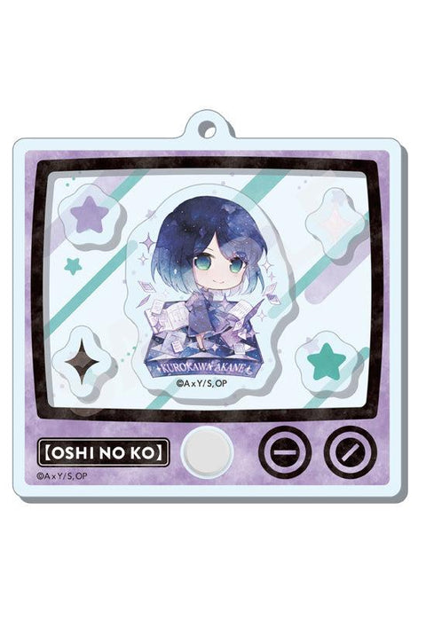 Oshi no Ko CS.FRONT Chara Deru Art Shakashaka Acrylic Key Chain 06 Kurokawa Akane