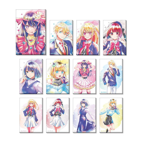 Oshi no Ko armabianca Trading Ani-Art Aqua Label Square Can Badge(1 Random)