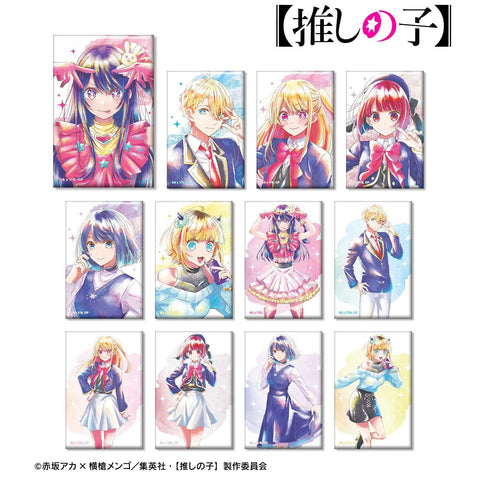 Oshi no Ko armabianca Trading Ani-Art Aqua Label Square Can Badge(1 Random)