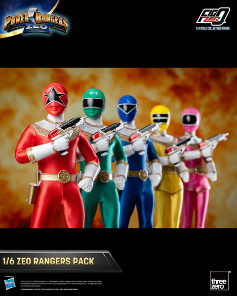 Power Rangers Zeo threezero FigZero 1/6 Zeo Rangers Pack