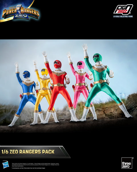 Power Rangers Zeo threezero FigZero 1/6 Zeo Rangers Pack