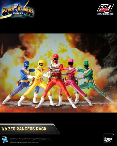 Power Rangers Zeo threezero FigZero 1/6 Zeo Rangers Pack