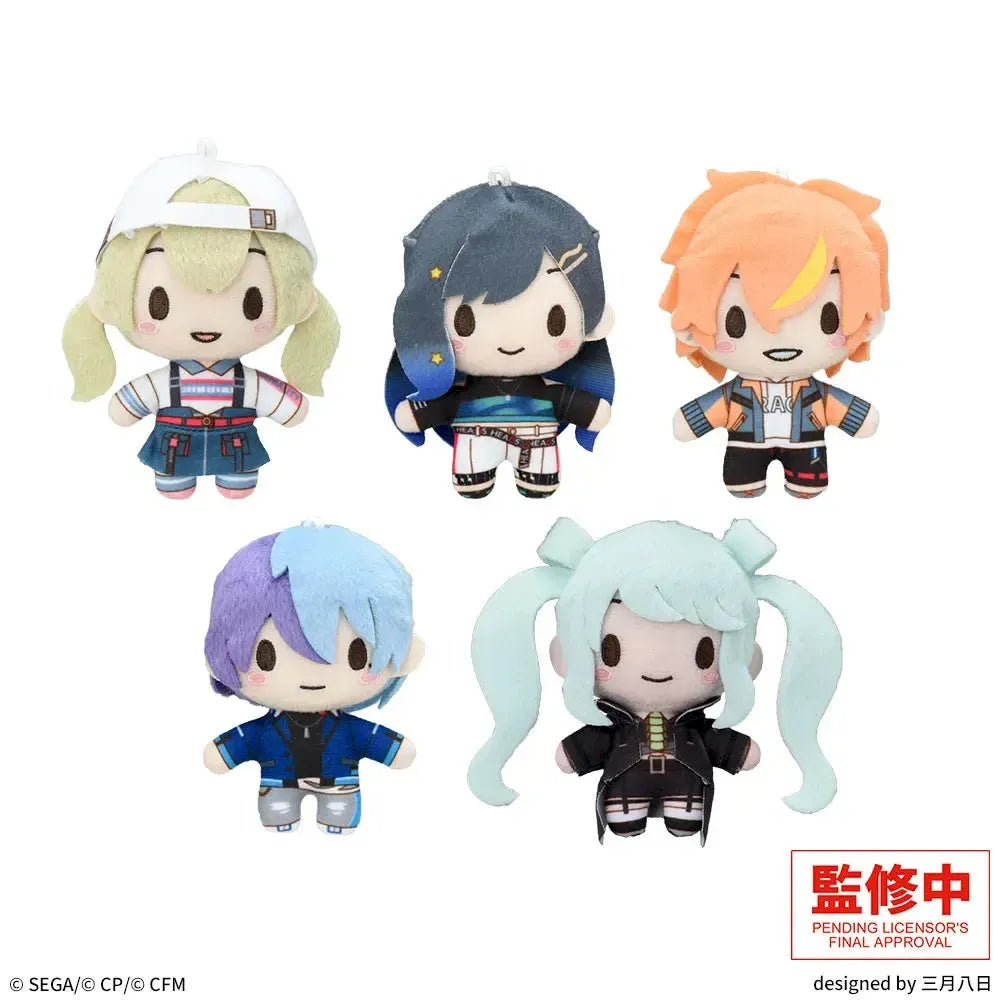 Project SEKAI COLORFUL STAGE! feat. Hatsune Miku Fuwa Petit Mascot Nui Plush “Vivid BAD SQUAD” Brand New Worldu