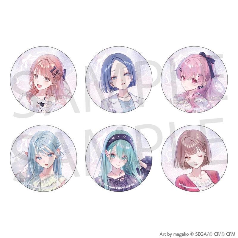 Project SEKAI Colorful Stage! feat. Hatsune Miku Illustrator Collaboration Trading Glitter Can Badge Collection – MORE MORE JUMP!
