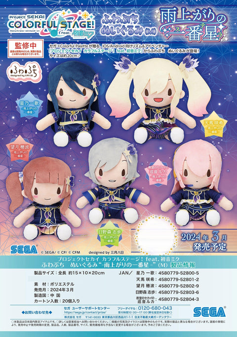 Project SEKAI Colorful Stage! feat. Hatsune Miku SEGA Fuwa Petit Plush Megurine Luka in Classroom SEKAI -Stella After the Rain- M