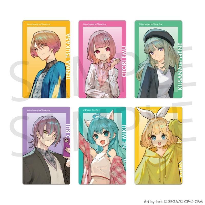 Project Sekai Colorful Stage! feat. Hatsune Miku Illustrator Collaboration ePick card series Clear ver. [Wonderlands x Showtime]