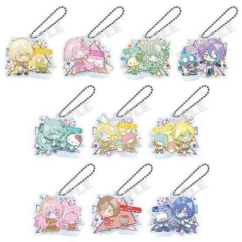 Project Sekai Colorful Stage! feat. Hatsune Miku x Sanrio Characters Mini Character Acrylic Keychain Collection C