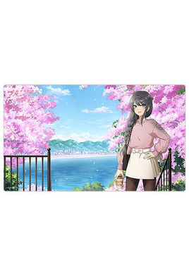 Rascal Does Not Dream Curtain Tamashii Original Illustration Rubber Mat Sakurajima Mai / Cherry Blossoms