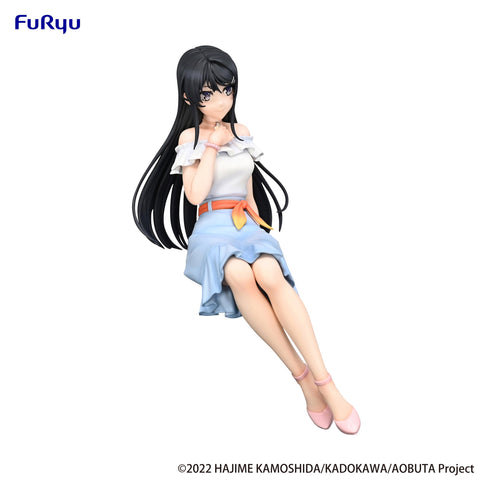 Rascal Does Not Dream Series FuRyu Noodle Stopper Figure Mai Sakurajima Summer Outfit ver.