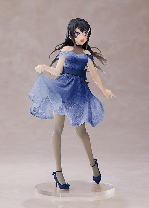 Rascal Does Not Dream of Bunny Girl Senpai Taito Coreful Figure Mai Sakurajima (Clear Dress Ver.) Renewal Edition