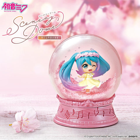 Re-Ment Hatsune Miku Four Seasons Scenery Dome Blind Box