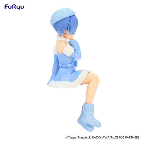 Re:ZERO -Starting Life in Another World- FuRyu Noodle Stopper Figure Rem Snow Princess Pearl Color ver.