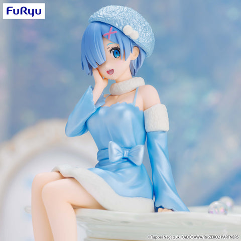 Re:ZERO -Starting Life in Another World- FuRyu Noodle Stopper Figure Rem Snow Princess Pearl Color ver.