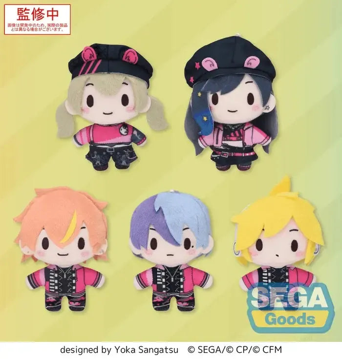 SEGA FUWA PETIT PROJECT SEKAI: COLORFUL STAGE! MASCOT NUI PLUSH VIVID BAD SQUAD - AWAKENING BEAT