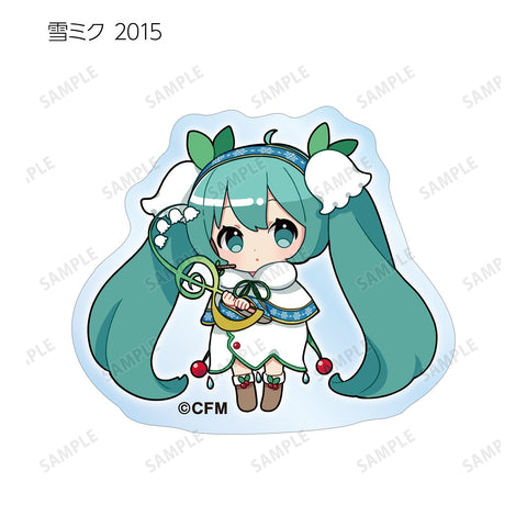 SNOW MIKU 2024 armabianca Trading Snow Miku Art by Binchou Maguro Acrylic Sticker