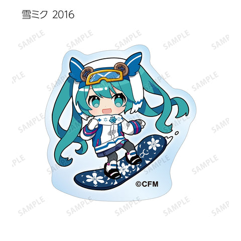 SNOW MIKU 2024 armabianca Trading Snow Miku Art by Binchou Maguro Acrylic Sticker