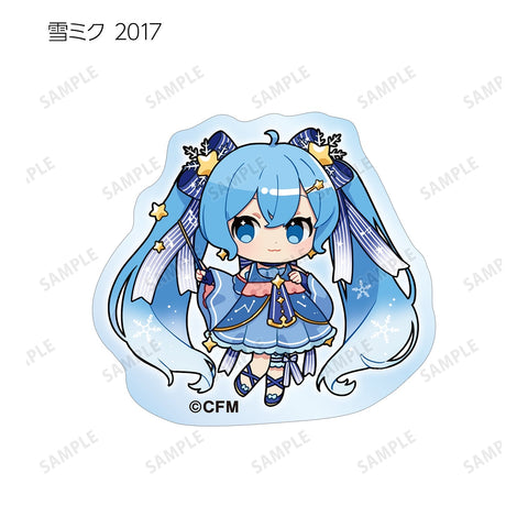 SNOW MIKU 2024 armabianca Trading Snow Miku Art by Binchou Maguro Acrylic Sticker