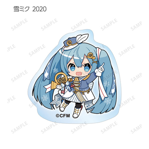 SNOW MIKU 2024 armabianca Trading Snow Miku Art by Binchou Maguro Acrylic Sticker