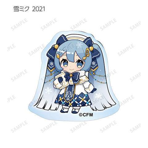 SNOW MIKU 2024 armabianca Trading Snow Miku Art by Binchou Maguro Acrylic Sticker