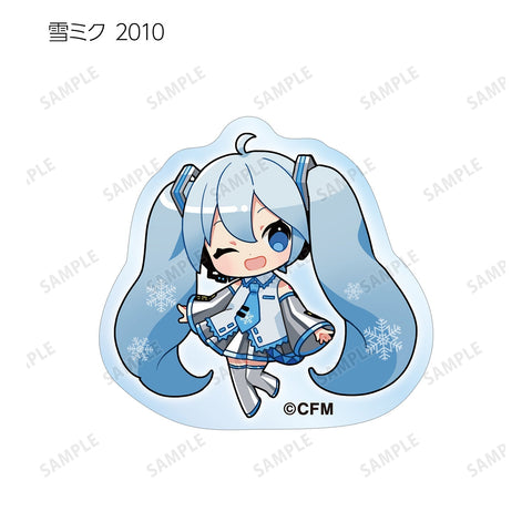 SNOW MIKU 2024 armabianca Trading Snow Miku Art by Binchou Maguro Acrylic Sticker