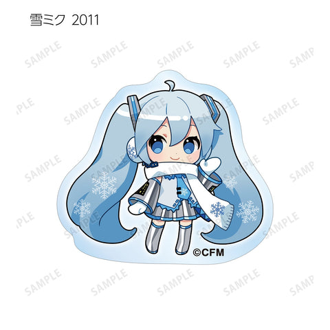 SNOW MIKU 2024 armabianca Trading Snow Miku Art by Binchou Maguro Acrylic Sticker