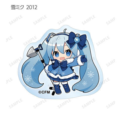 SNOW MIKU 2024 armabianca Trading Snow Miku Art by Binchou Maguro Acrylic Sticker