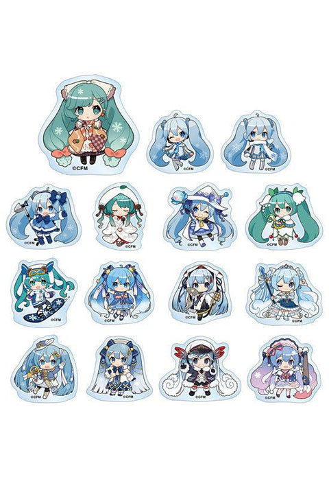 SNOW MIKU 2024 armabianca Trading Snow Miku Art by Binchou Maguro Acrylic Sticker