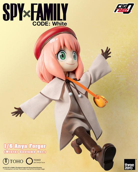 SPY×FAMILY CODE: White threezero FigZero 1/6 Anya Forger (Winter Costume Ver.)