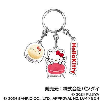 Sanrio Characters Bandai Macaron Triple Acrylic Key Chain