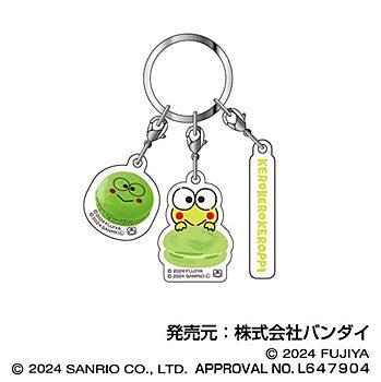 Sanrio Characters Bandai Macaron Triple Acrylic Key Chain