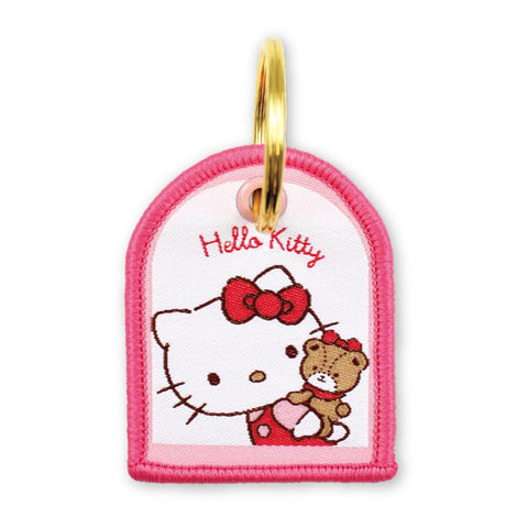 Sanrio Characters Yamano Shigyou Secret Patch Key Ring Konnichiwa(1 Random)