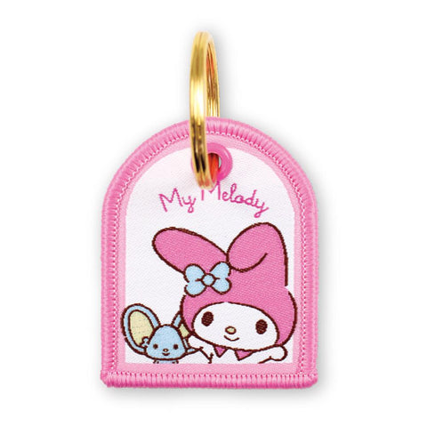 Sanrio Characters Yamano Shigyou Secret Patch Key Ring Konnichiwa(1 Random)