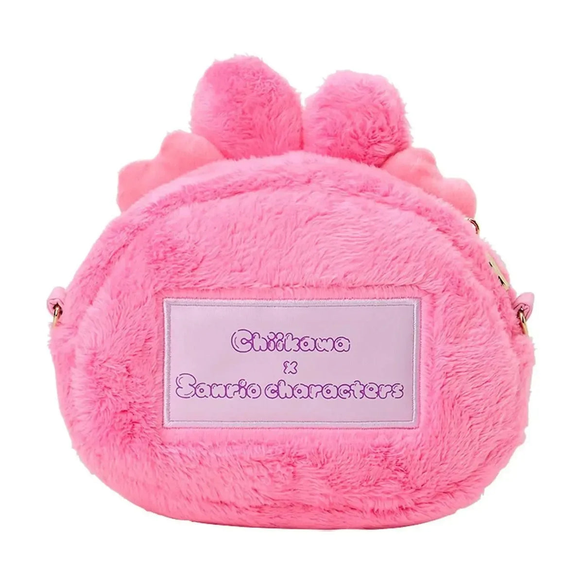Sanrio Chiikawa × Sanrio Characters Furuhonya × My Melody Plush Pochette Crossbag
