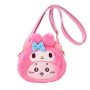 Sanrio Chiikawa × Sanrio Characters Furuhonya × My Melody Plush Pochette Crossbag