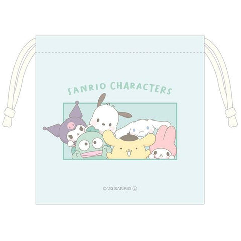 Sanrio Japan Drawstring Bag Big Group (Hey, Hey Cuddle!)