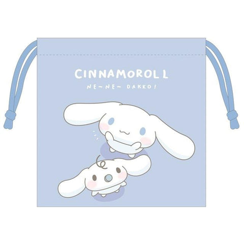 Sanrio Japan Drawstring Bag Cinnamoroll (Hey, Hey Cuddle!)