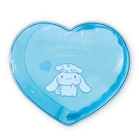 Sanrio Japan Heart-Shaped Clear Pouch Cinnamoroll