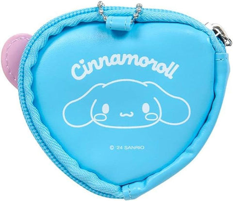 Sanrio Japan Mini Pouch & Badge Cinnamoroll (Colorful Heart)