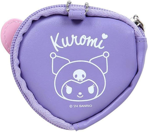 Sanrio Japan Mini Pouch & Badge Kuromi (Colorful Heart)