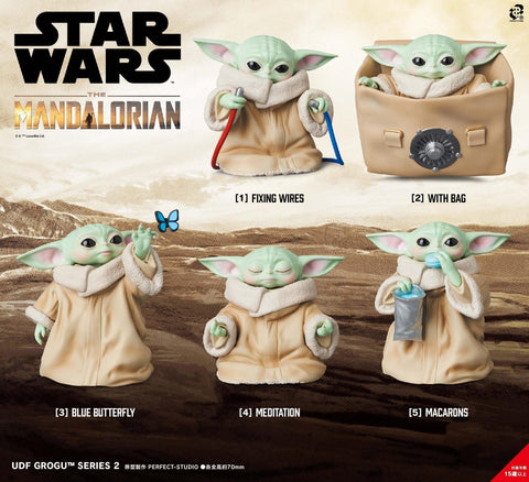 Star Wars The Mandalorian Medicom Toy UDF Grogu™ Series 2 Macarons