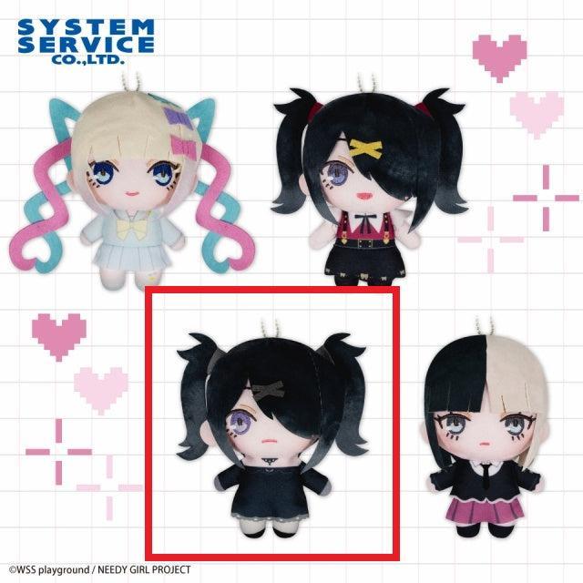 System Service NEEDY GIRL OVERDOSE – Ame-chan Black Dress Plush (Approx. 12 cm)